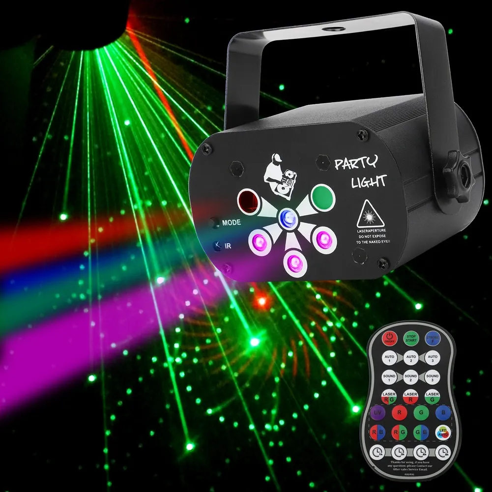 Mini Portable Night Disco Lights for Room or Stage